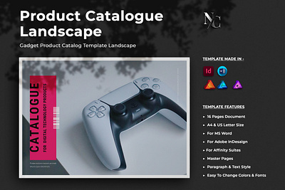 Product Catalogue Template Landscape 3d animation branding graphic design motion graphics