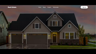 Real-Estate website figma frontend frontenddeveloper fullstack programming reactjs tailwindcss ui website design website developer