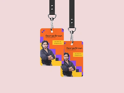 Id card design figma graphic design typography