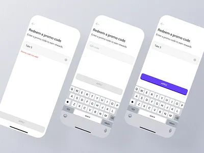 Redeem Code Mobile App Ui app design mobile redeem redeem code redeem code app redeem code dashboard redeem code design redeem code details redeem code interface redeem code mobile redeem code option redeem code page redeem code screen redeem code setting redeem code ui redeem code view redeem ui screen ui