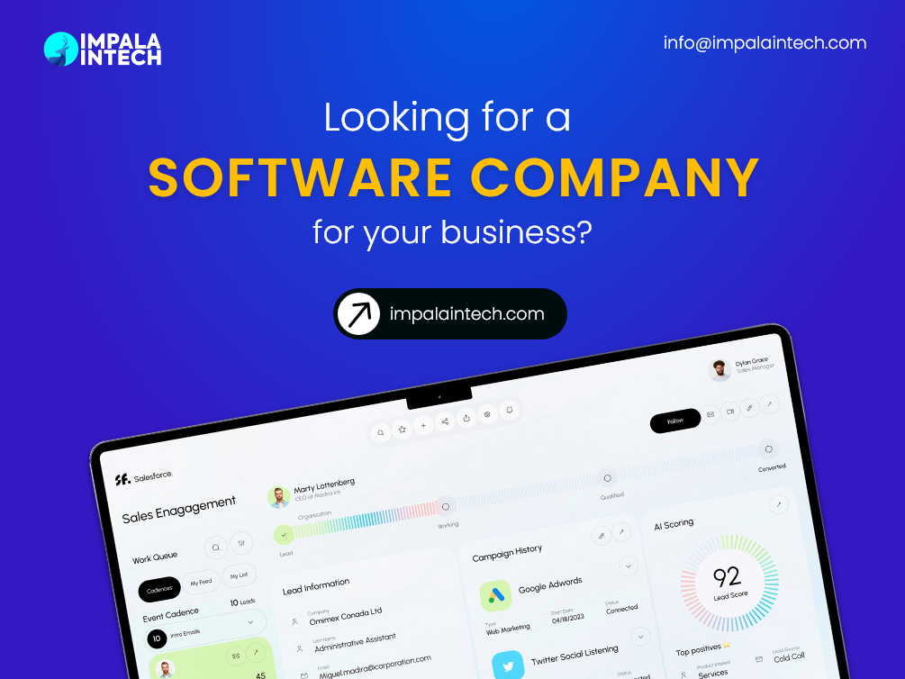 Example of Custom Web App Design