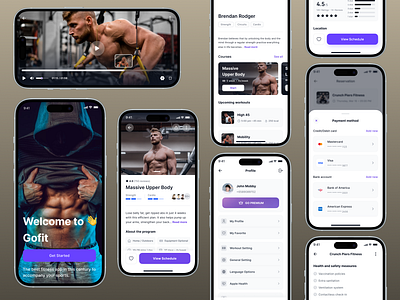 "Welcome to Gofit 💪 – Your Fitness Companion for Life!" animation apps design branding fitness app gym app illustration mobile app mobile app desgin reach goals stronger every day stronger. faster. fitter trainwithgofit transform your fitness ui uiux desgin user experience user experience design user interface design your fitness