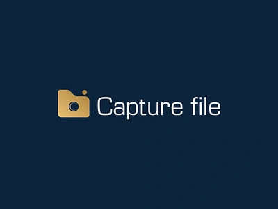 Capture File Logo Design. brand identity branding camera logo capture logo file logo folder logo icon lens logo logo logo design logomark logotype minimal minimalistic logo modern unique professional pixel logo typography vector