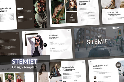 Stemiet Powerpoint Persentation portfolio design