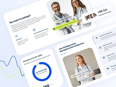 Ubezpieczenia dla lekarzy i osób indywidualnych / Insurance animation app branding design doctors illustration insurance insurance doctors interaction interface lifeinsurance medicine prod product design rebranding ui ux