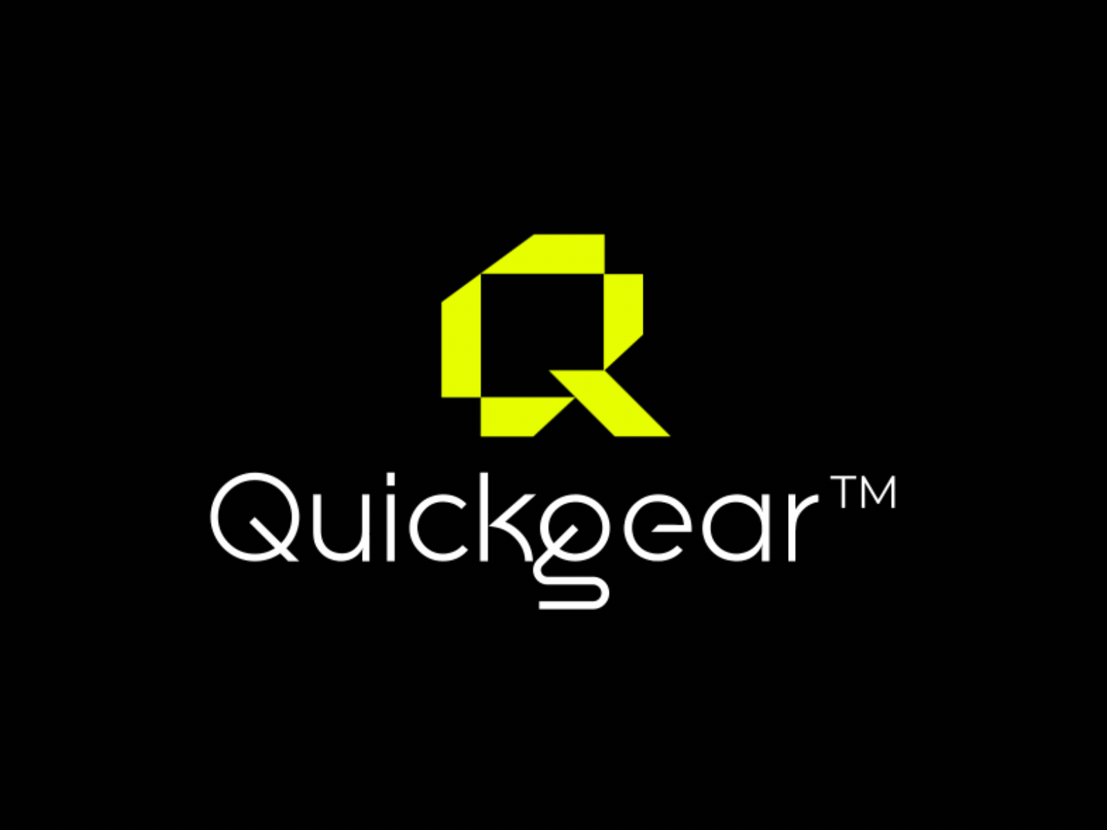 "Dynamic Logo Animation for QuickGear™ animation animationstudio branding motion graphics