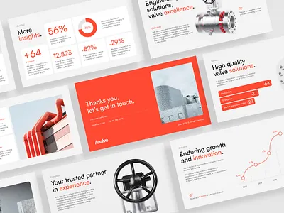 Avalve © — Pitch deck design 3d avalve branding clean deck design graphic design hector illustration industry latoire logo minimal pitch presentation ui valve vector