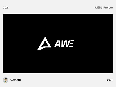 AWΞ | Web3 Design Studio Brand Logo bitcoin blockchain brand branding btc crypto design icon illustration logo minimal minimalist nft studio ui web3