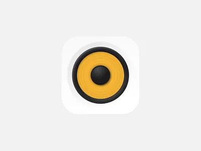 Speaker App Icon ios icon speaker speaker app icon speaker icon