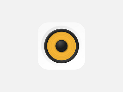 Speaker App Icon ios icon speaker speaker app icon speaker icon