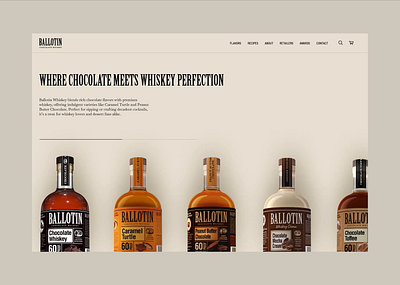 Chocolate Whiskey webshop design e commerce ecommerce ui user interface web design webdesign webshop