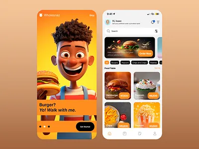 Wholesnaz- Food Delivery Mobile App app app design creative delivery delivery app delivery service design fast food food delivery mobile mobile app mobile ui mobile ux online food ordering ui ui design ux ux design uxui