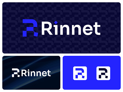 R Letter-Rinnet Tech Company Logo & Branding Design brand identity branding graphic designer logo logo design r logo rinnet tech companies tech company tech logo tech pixel logo