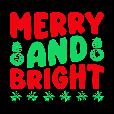 merry and bright holiday sublimation png