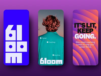 Bloom - Career Booster app app design application bloom brandidentity branding career career booster career journey colors creative design mobile mobile app mobile application modern platform ui ux website