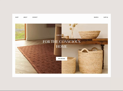 Homegoods webshop design e commerce ecommerce homegoods ui user interface web design webdesign webshop