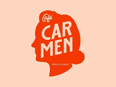 Carmen - Cafe Logo Concept badge branch brand identity branding breakfast cafe brand cafe logo carmen cafe coffee shop creative logo design food and drink label light color logo logo creator logo design logo lover logo type typography