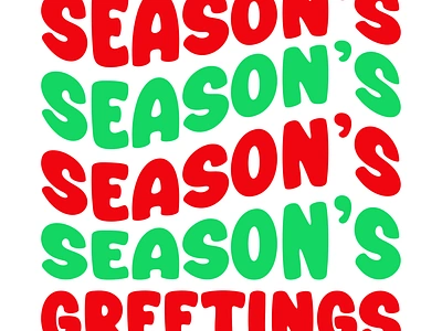 SEASONS GREETINGS holiday sublimation png