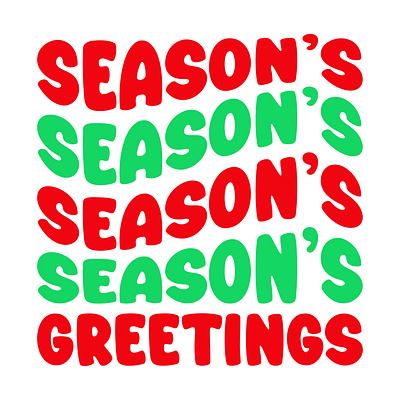 SEASONS GREETINGS holiday sublimation png