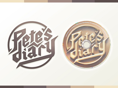 Pete Dankelson - Wordmark Design badge design band logo branding design gold graphic design heavy metal identity design lettering lettering design logo logo design music rock rocker typography wordmark