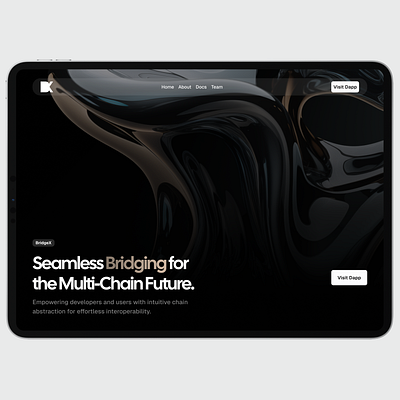 Bridge X Landing page ui