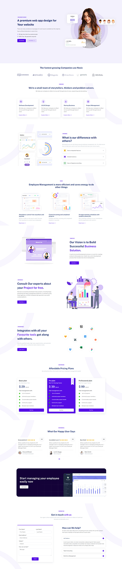 Landing Page for App Development Company advertisement app landing app promotion graphic design landing page online business online promotion product promotion