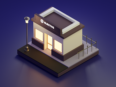 Isometric Building 3d