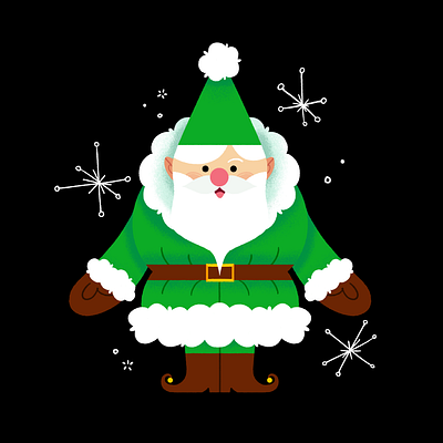 Santa Claus adobe adobe photoshop character design christmas christmas illustration holiday illustration photoshop santa claus