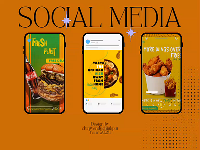 Social Media Graphics, Marketing For Food Service brand identity development branding content creation de design food graphic design illustration motion graphics photoshop post design restaurant social media social media content social media graphics social media manager social media marketing video editing