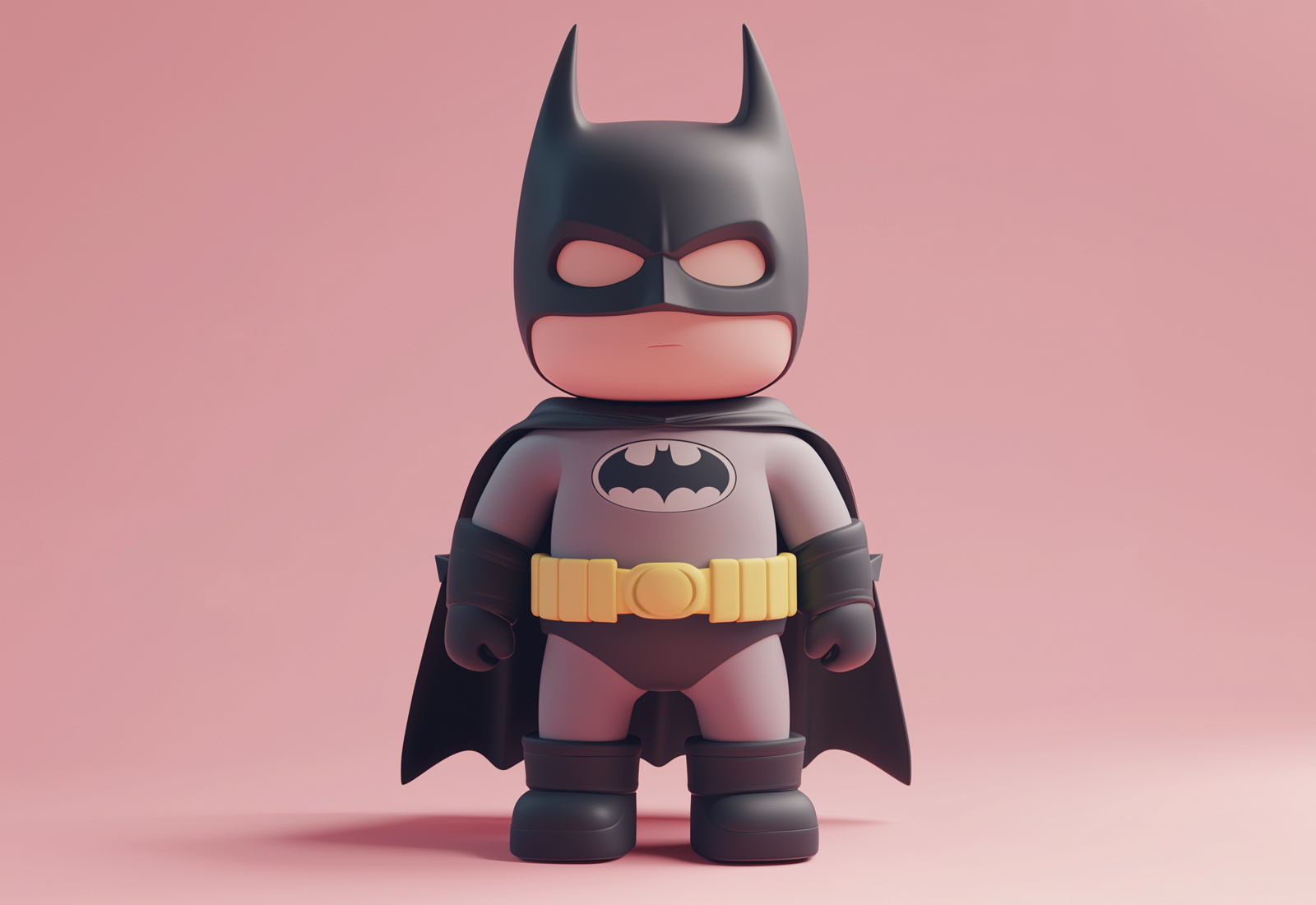 Example of 3D Custom Cartoon Character Batman