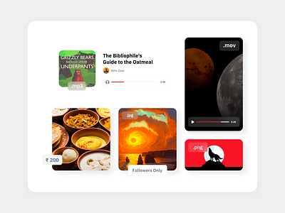 Bento Grid | Showcase and Monetize Your Digital Creations bento grid content creator creator digital goods earn mobile modern design monetization money platform product design progress ui upload ux visual design