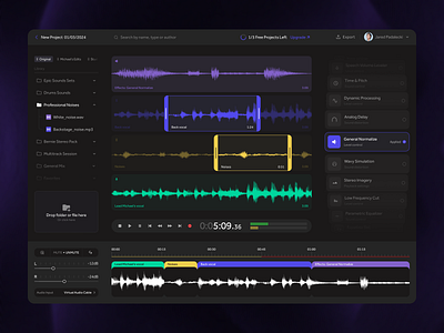 ToneForge | Music Editor Service audio design editor figma graphic design media music player service ui ui ux visual web design