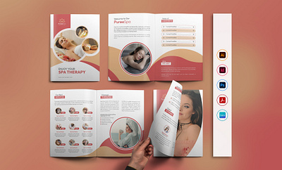 Beauty Spa Salon Catalog Brochure Design Template product