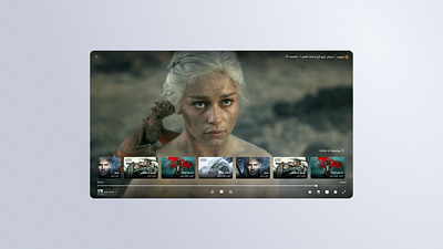 Filimo End Recommendation Redesign cast cinema concept design got interface minimal moive library movie movies app netflix prototype series show streaming trailer ui ui design uiux web design