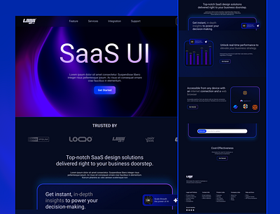 SaaS UI design animation graphic design ui