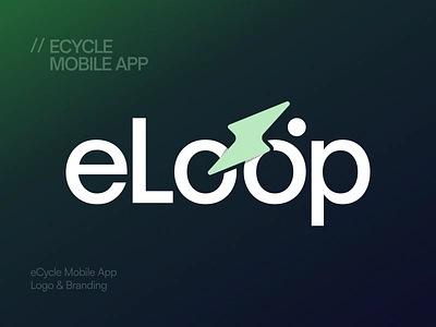 eCycle Management Logo & Branding Design brand identity branding cycle logo cycle management logo cycle mobile app logo ecycle logo logo logo design logo mark logotype modern logo