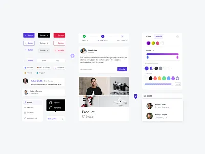 🚛 Delivery Widgets UI Kit Component clean design dashboard ui delivery tracking delivery widgets design components dribbble design e commerce widgets gradient picker interactive widgets logistics ui minimal ui modern ui progress tracker ui design ui inspiration ui kit user experience user interface ux design ux widgets