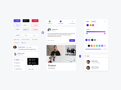 🚛 Delivery Widgets UI Kit Component clean design dashboard ui delivery tracking delivery widgets design components dribbble design e commerce widgets gradient picker interactive widgets logistics ui minimal ui modern ui progress tracker ui design ui inspiration ui kit user experience user interface ux design ux widgets