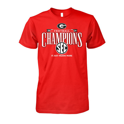 Georgia Bulldogs 2024 SEC Championship Shirt design illustration