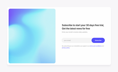 Subscribe - Daily UI 026 daily ui