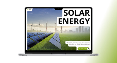 Solar Energy Website UI/UX Design agency bento brutalism cable current website electricity minimal design new website ui power solar energy sustainable energey ui uiux website uiux