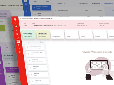 SaaS Project Design amortization dashboard design thinking figma financial ideate process product design saas ui ux