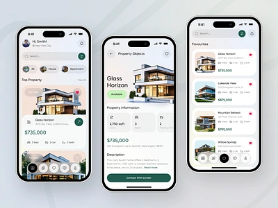 Real Estate Mobile App appartment application home mobile app mobile app design mobile app ui product detail properties property real estate real estate design real estate ui realestate realtor rent app ui design user interface ux design