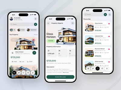 Real Estate Mobile App appartment application home mobile app mobile app design mobile app ui product detail properties property real estate real estate design real estate ui realestate realtor rent app ui design user interface ux design