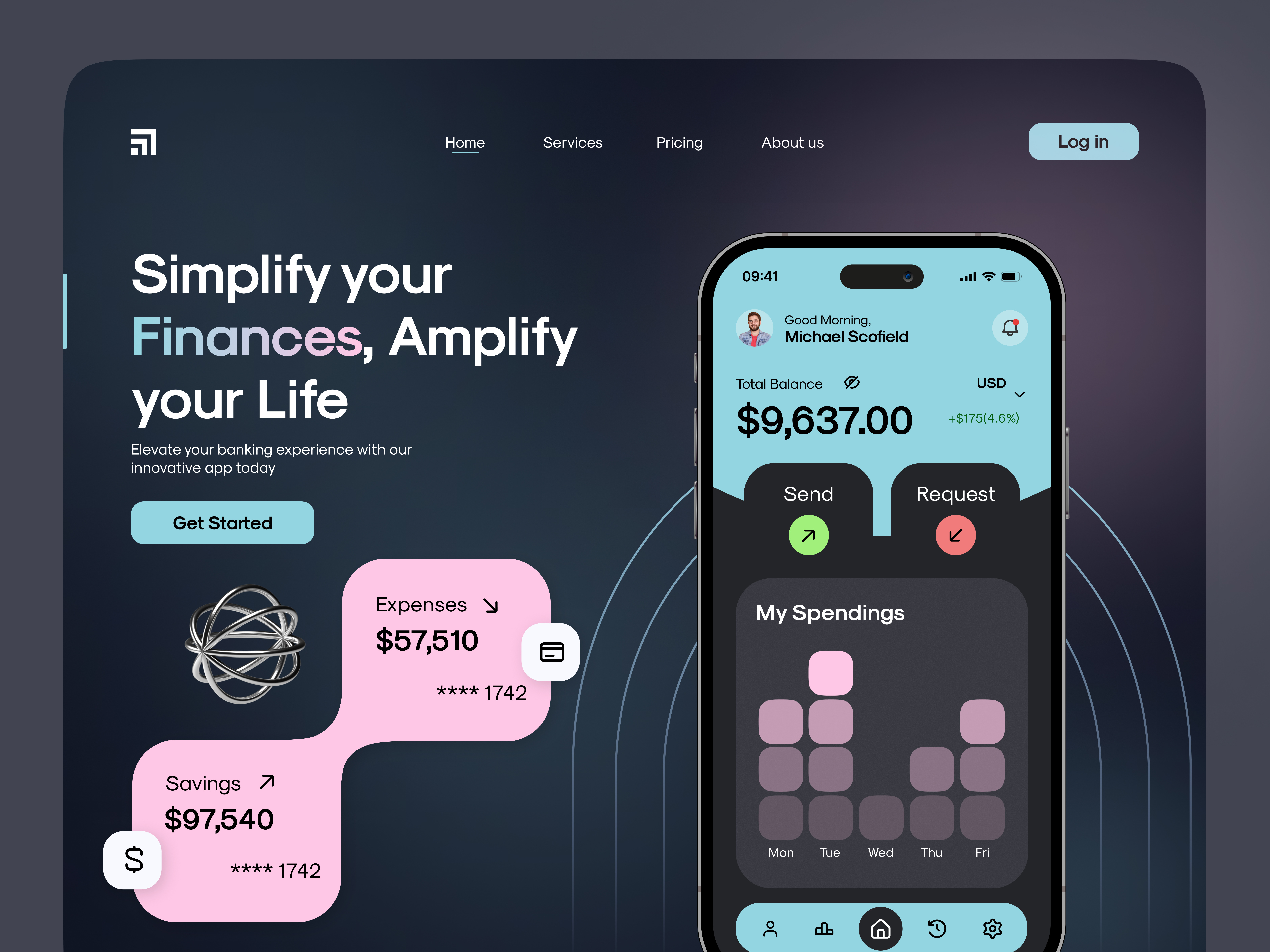 Example of Website Design + Development (5 Pages)