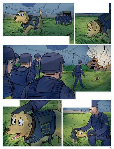 THE SNIFFER DOG (COMIC) animal illustration comic comic book comic illustration illustration