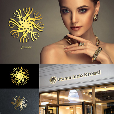 Jewerly Utama Indo Kreasi adobeillustrator branding coreldraw design graphic design illustration logo logodesign vector