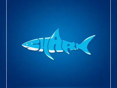 Shark Typography vector Design. english typography shark typography