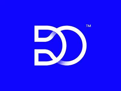 D O Logo Design brand identity branding d letter logo d logo dm logo do letter logo logo designer