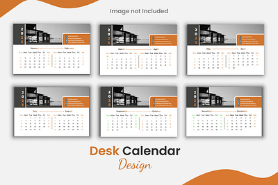 Desk calendar design business calendar calendar design design desk desk calrndar modern template wall